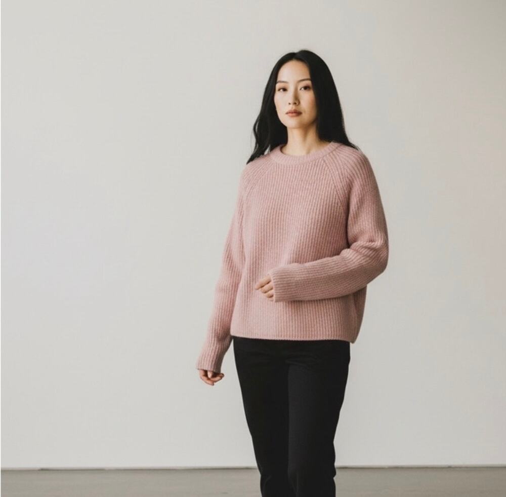 Jenni Kayne fisherman knit cotton sweater